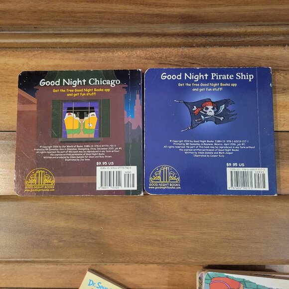 GOODNIGHT Board Books- Beach,Pirate Ship,Florida,Florida Keys,Arizona, Chicago - Picture 3 of 10